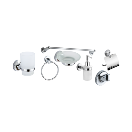 ORTIZ 7 PCS BATHROOM HARDWARE SET - TBAR TRING HPA