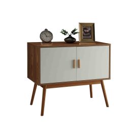 Simple Short TV Board Combine Book Shelf