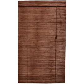 ORTIZ BAMBOO BLACKOUT ROLL UP BLIND WITH VALANCE M