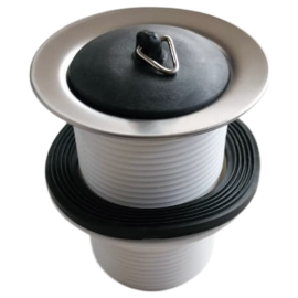 BATH WASTE UNSLOTTLED LONG 40MM