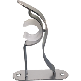 ORTIZ CURTAIN BRACKET B003 28MM SILVER