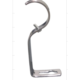 ORTIZ CURTAIN BRACKET B004 28MM SILVER