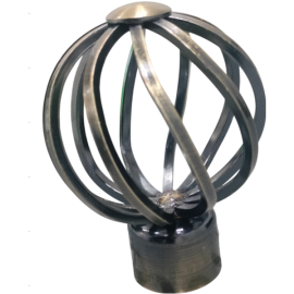 ORTIZ CURTAIN FINIAL F008 28MM BRONZE
