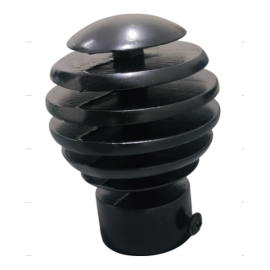 ORTIZ CURTAIN FINIAL FA020 28MM BLACK
