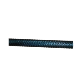 ORTIZ CURTAIN PIPE WITH DESIGN 28MM  2M BLACK