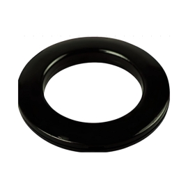 ORTIZ CURTAIN RINGS PLASTIC PCS BLACK