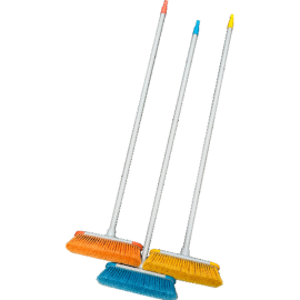 ORTIZ SOFT BROOM WITH HANDLE ORANGE