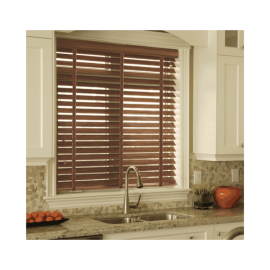 ORTIZ FAUXWOOD BLINDS BROWN 50MM 160*160