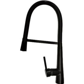 ORTIZ KITCHEN SINK MIXER SPRING SPOUT BLACK