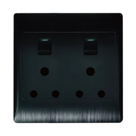 LARS DOUBLE PLUG 4*4 BLACK