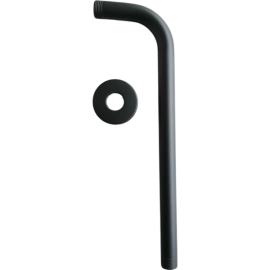 ORTIZ ROUND BLACK SHOWER ARM 20CM