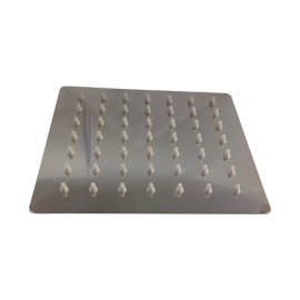 ORTIZ SHOWER ROSE SQUARE CHROME 10"