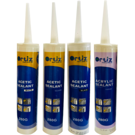 ORTIZ ACETIC SILICONE SEALANT CLEAR