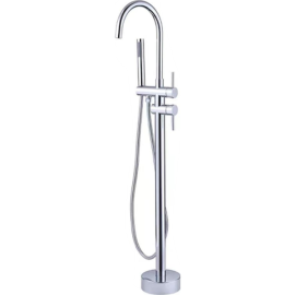 ORTIZ FREESTANDING BATH MIXER BLACK SQUARE