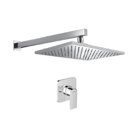 ORTIZ  SHOWER MIXER WITH ROSE & ARM SQ