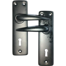 VENUS MORTICE LOCKSET 2 LEVER BLACK