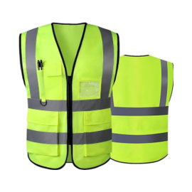 VENUS REFLACTIVE VEST WITH POCKET SML